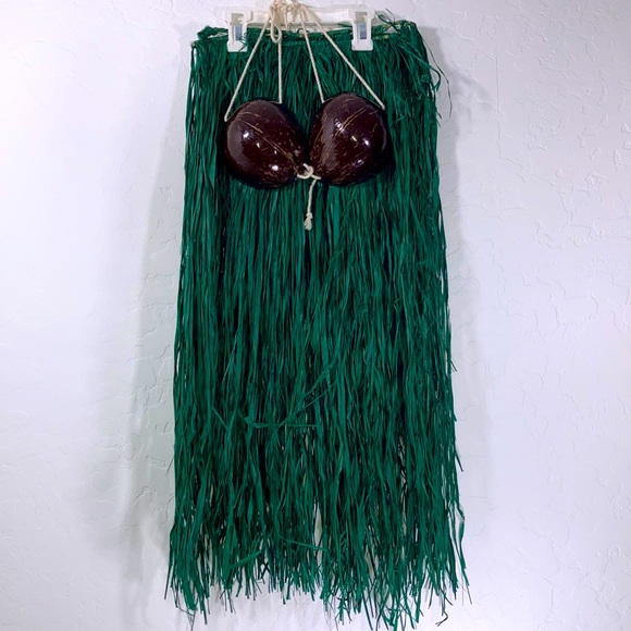 Other - HAWAIIAN Grass Skirt & Coconut Bra